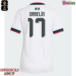 Mexico Orbelin Pineda #17 Udebanetrøje Dame VM 2026 Kort ærmer